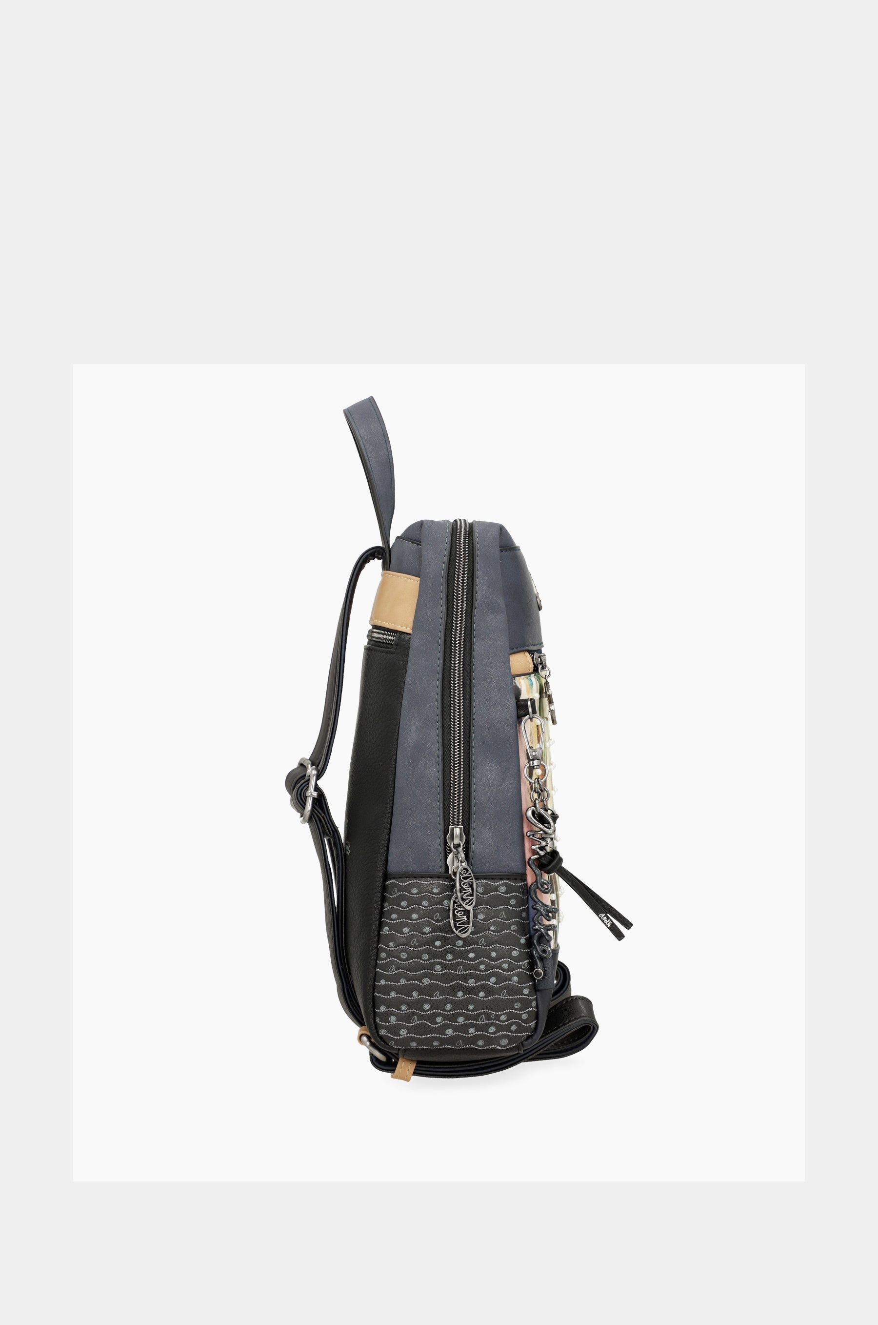 Studio navy blue pearl backpack