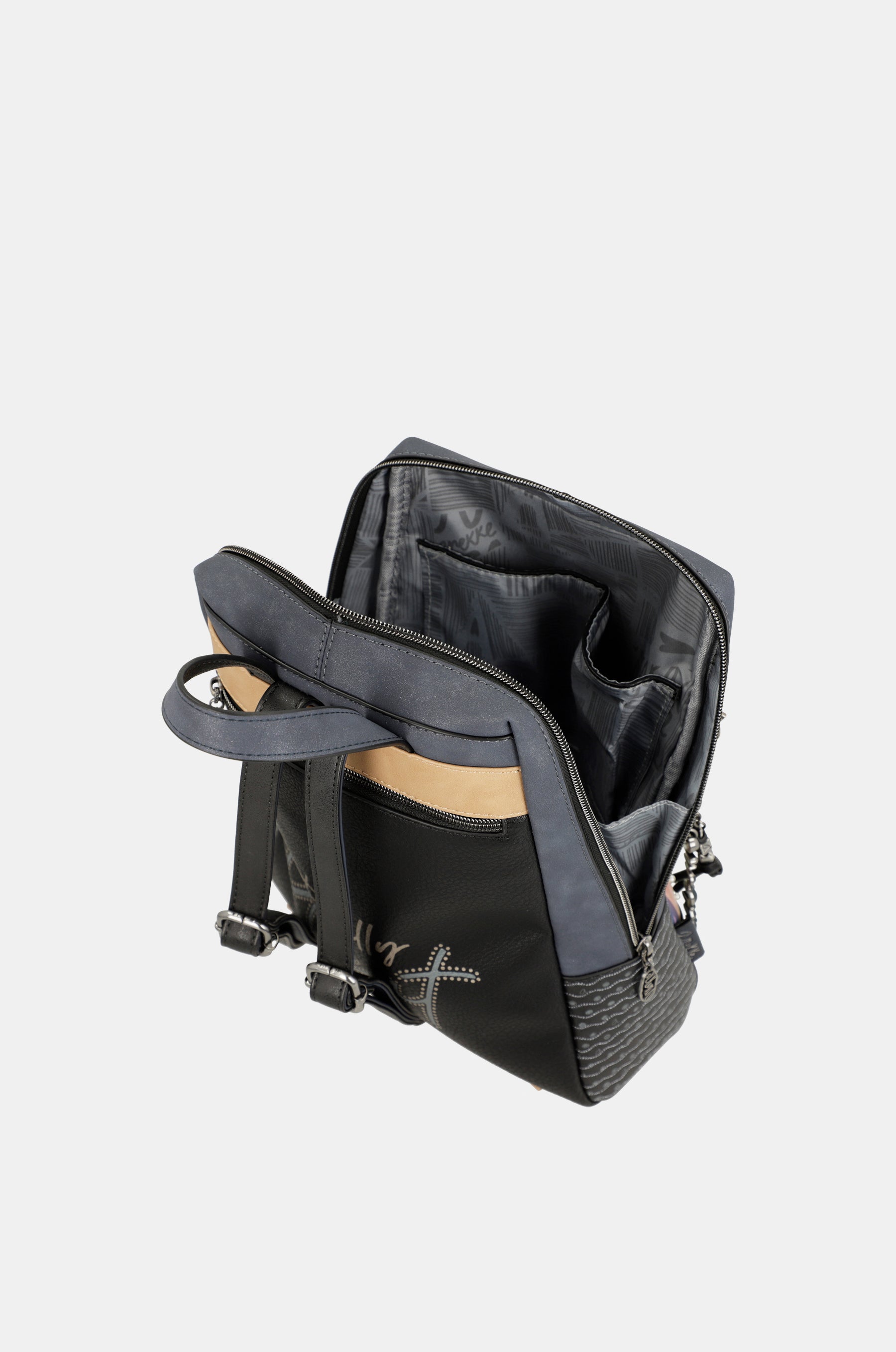 Studio navy blue pearl backpack