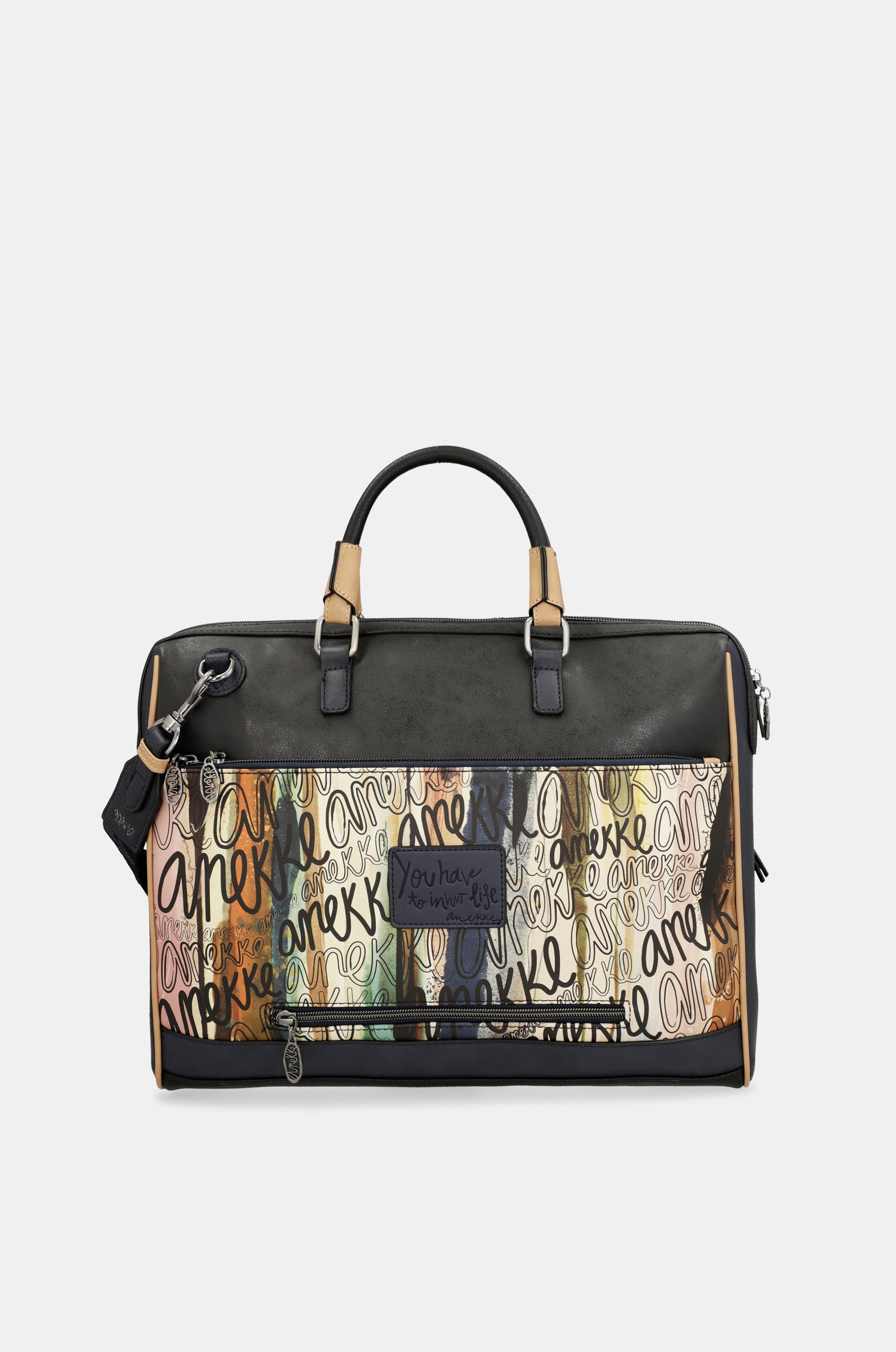 Studio navy blue briefcase