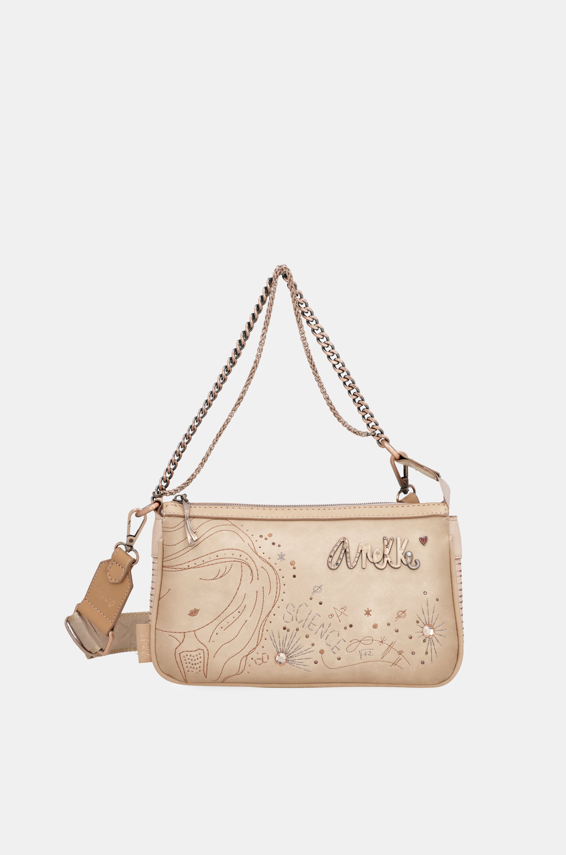 Studio nude baguette bag