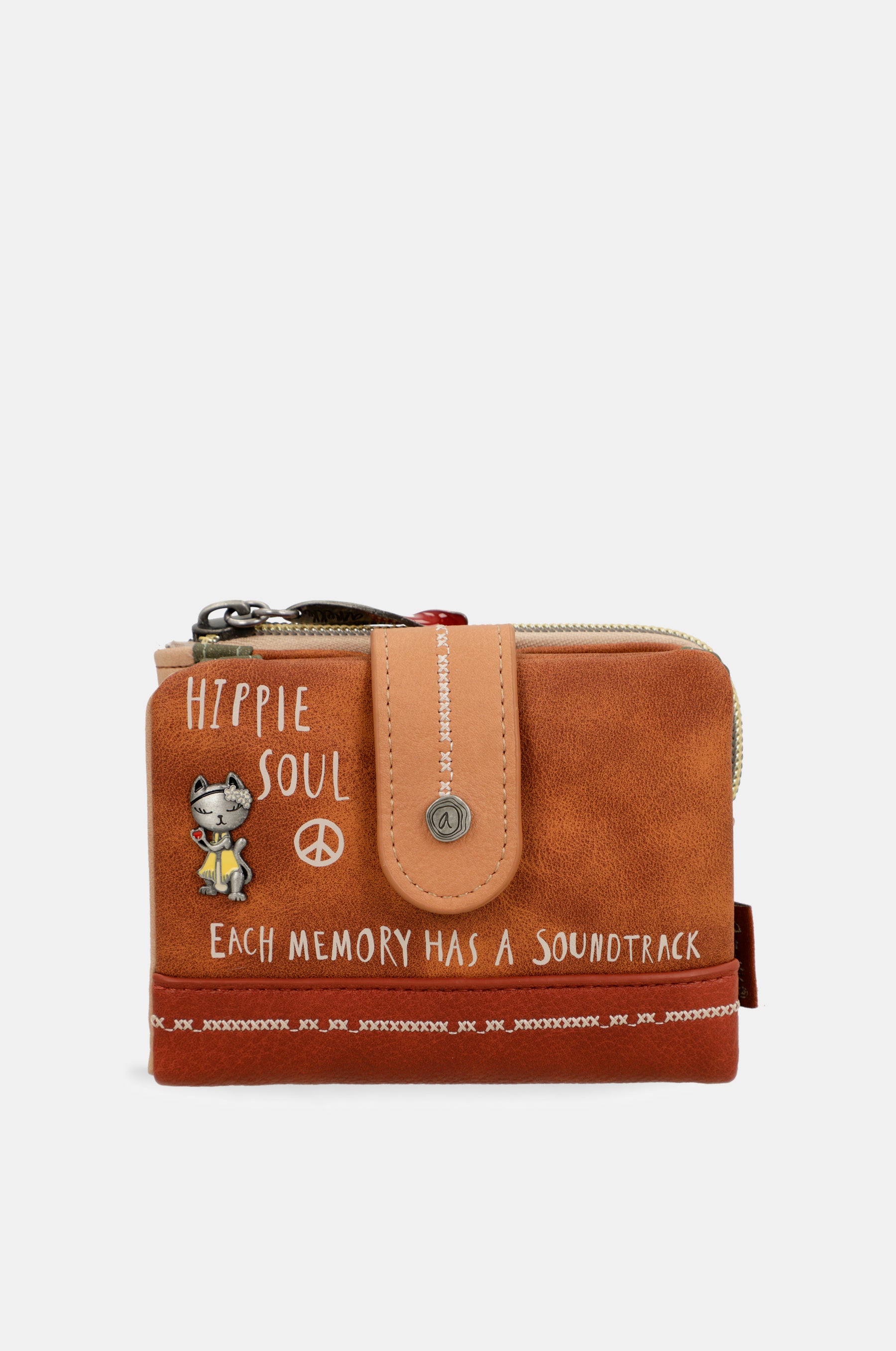 Flowers small RFID wallet