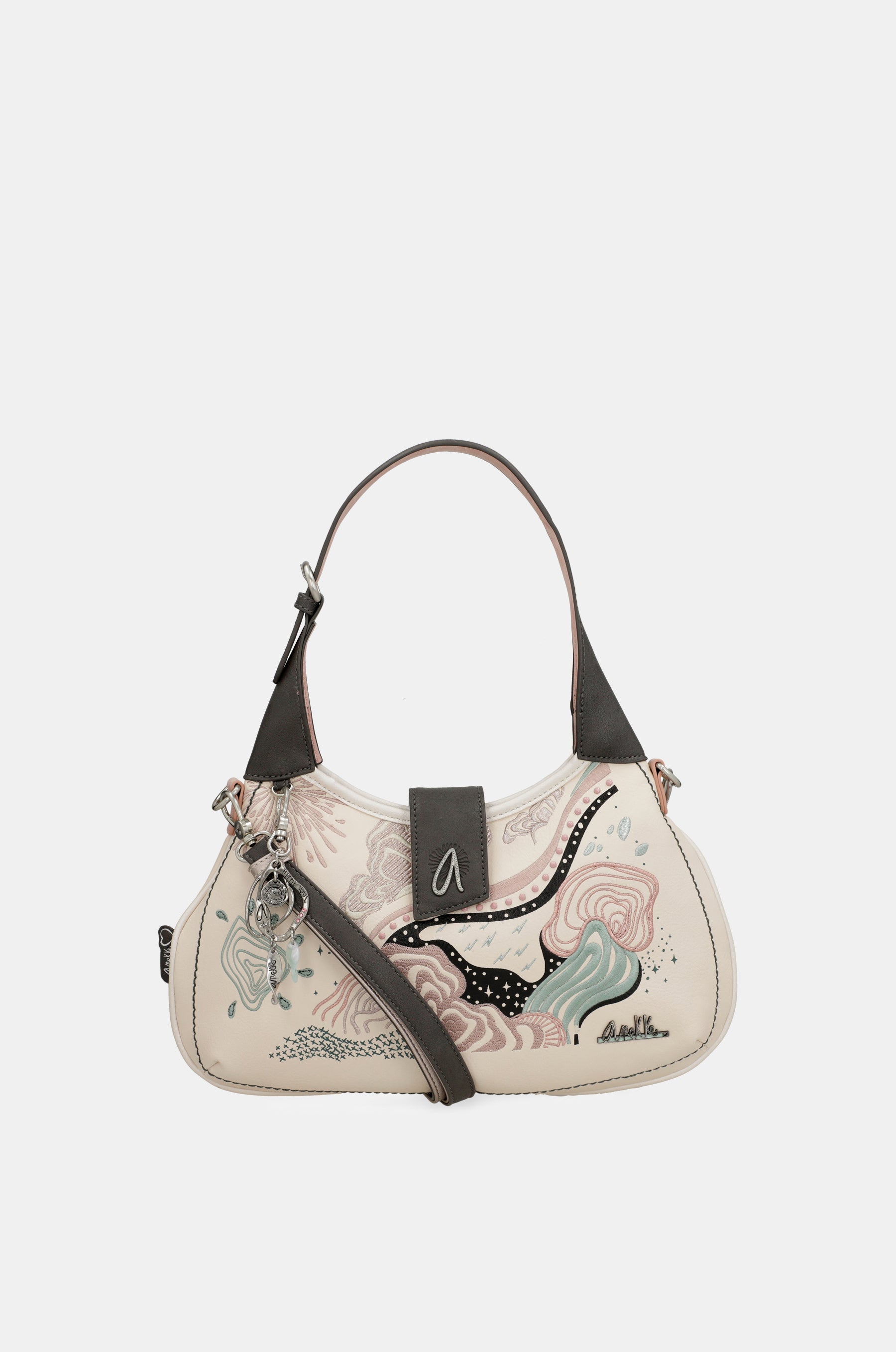 Psicodelic hobo shoulder bag