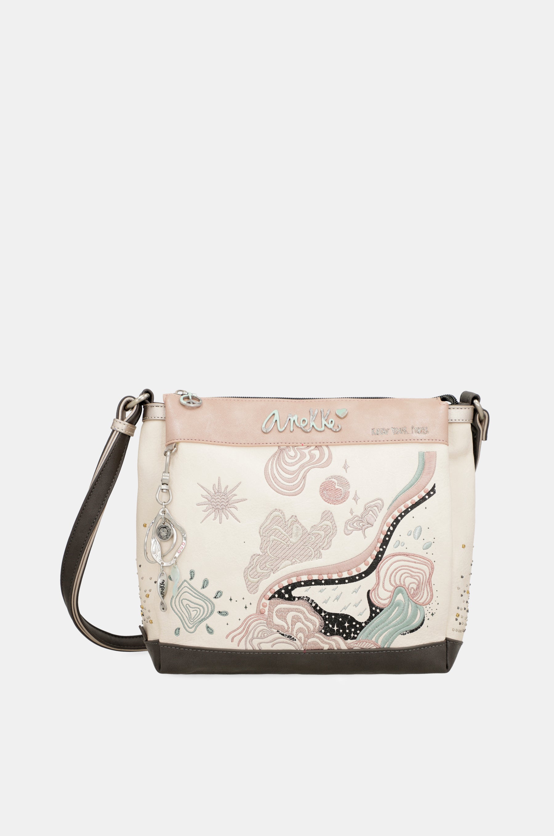 Psicodelic 3-compartment crossbody bag