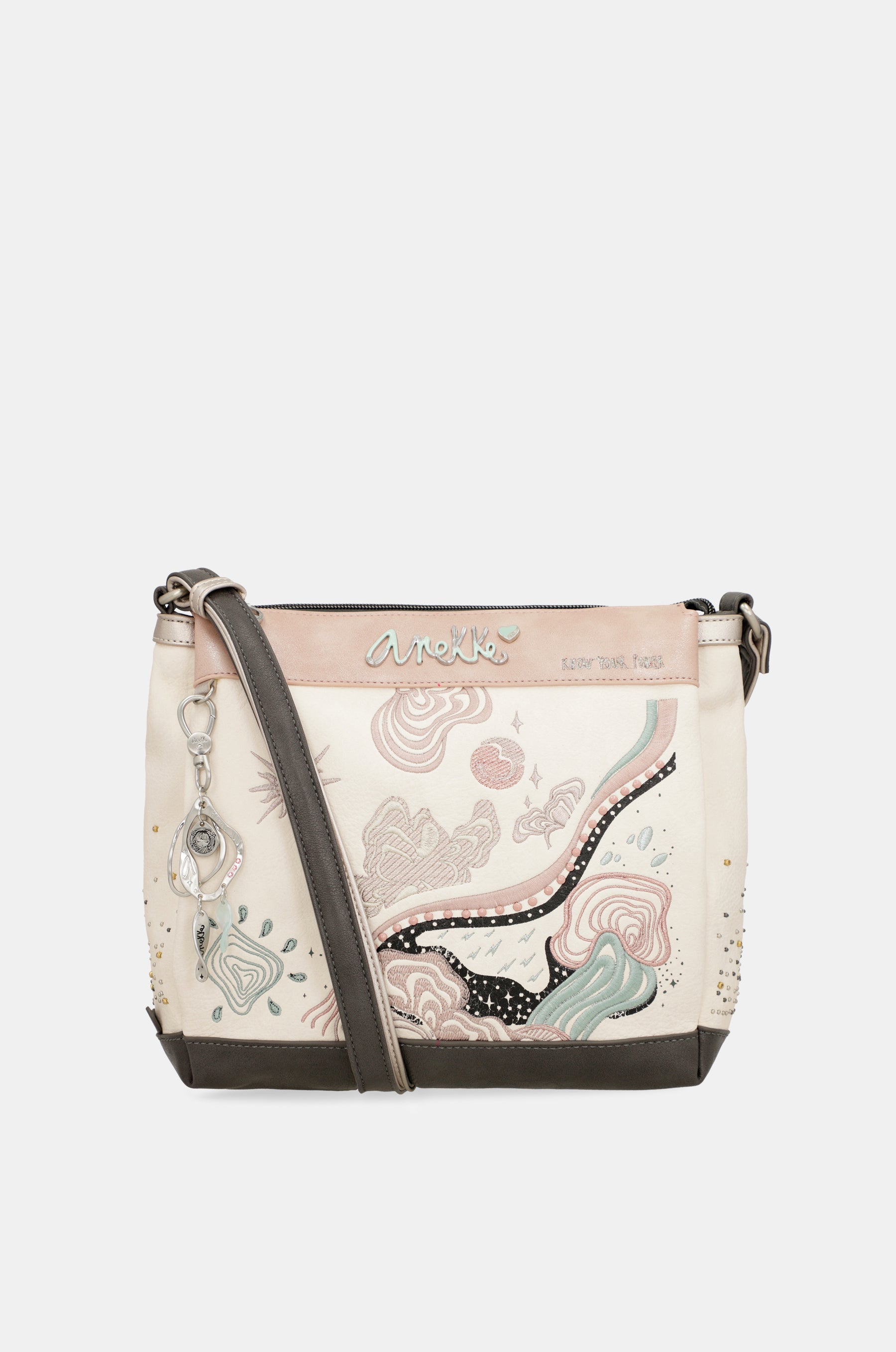 Psicodelic 3-compartment crossbody bag