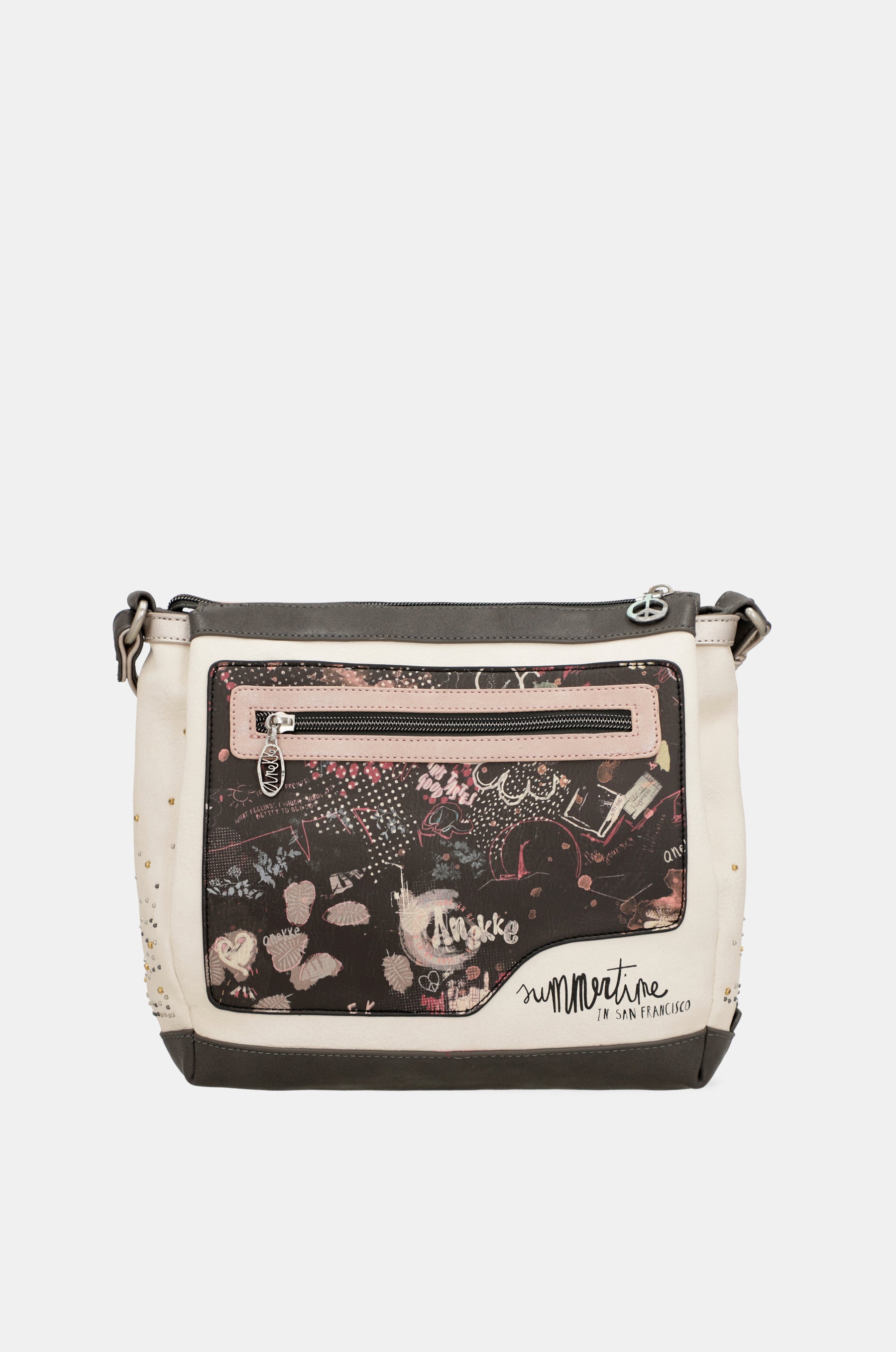 Psicodelic 3-compartment crossbody bag