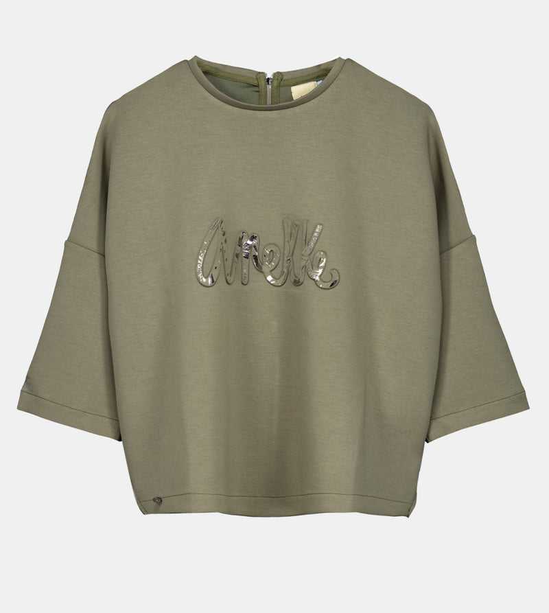 Green logo sweatshirt