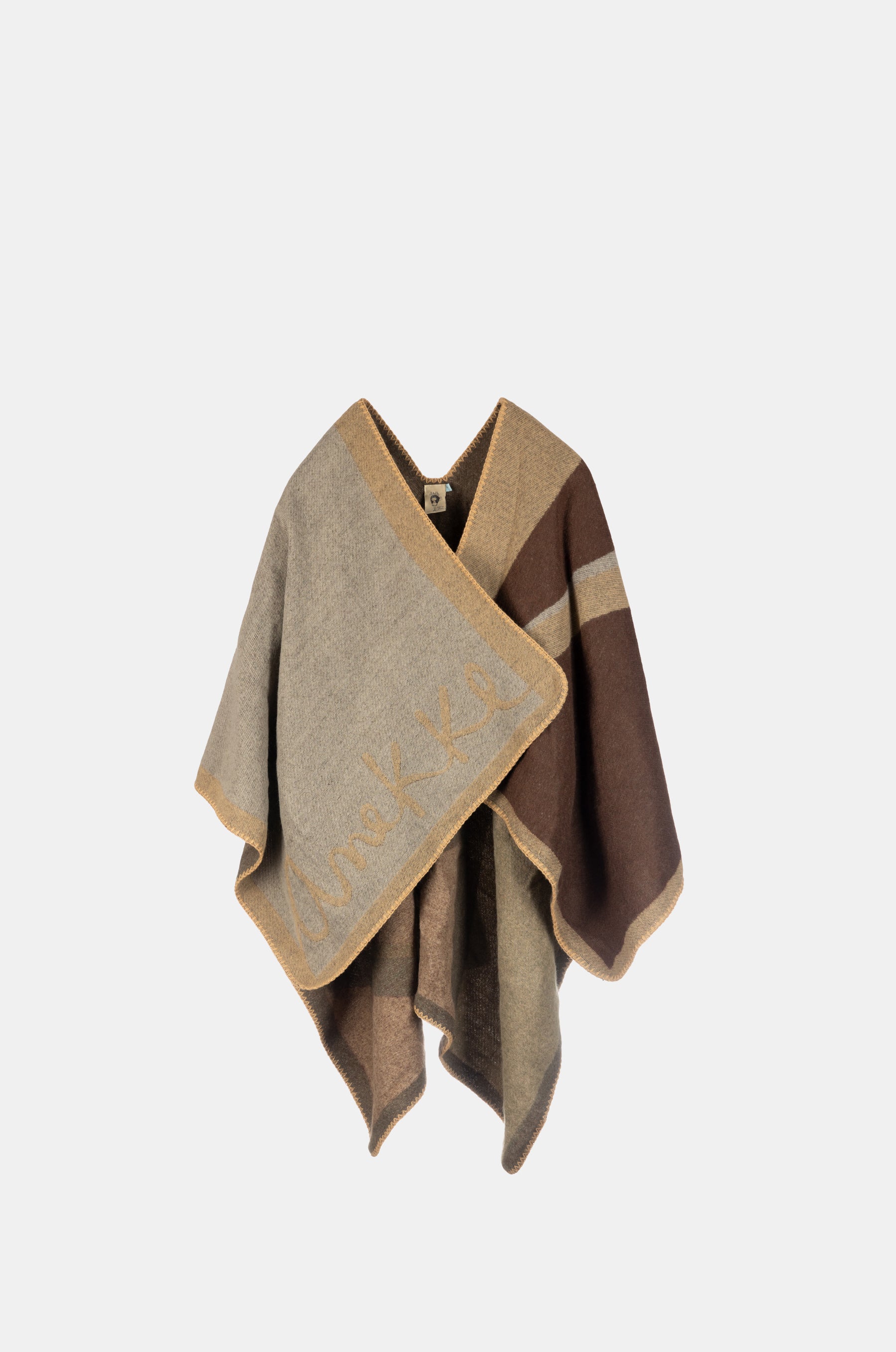 Light printed poncho