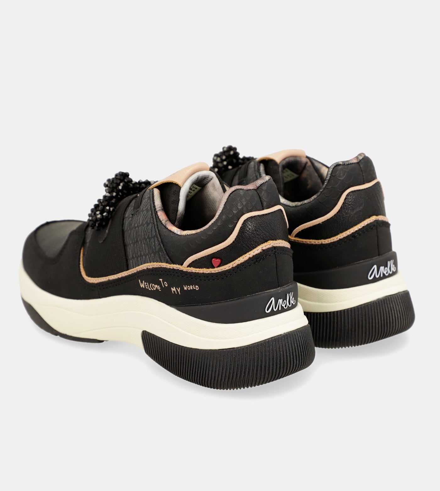 Leather sling-back Black Lenor Sling | AGL