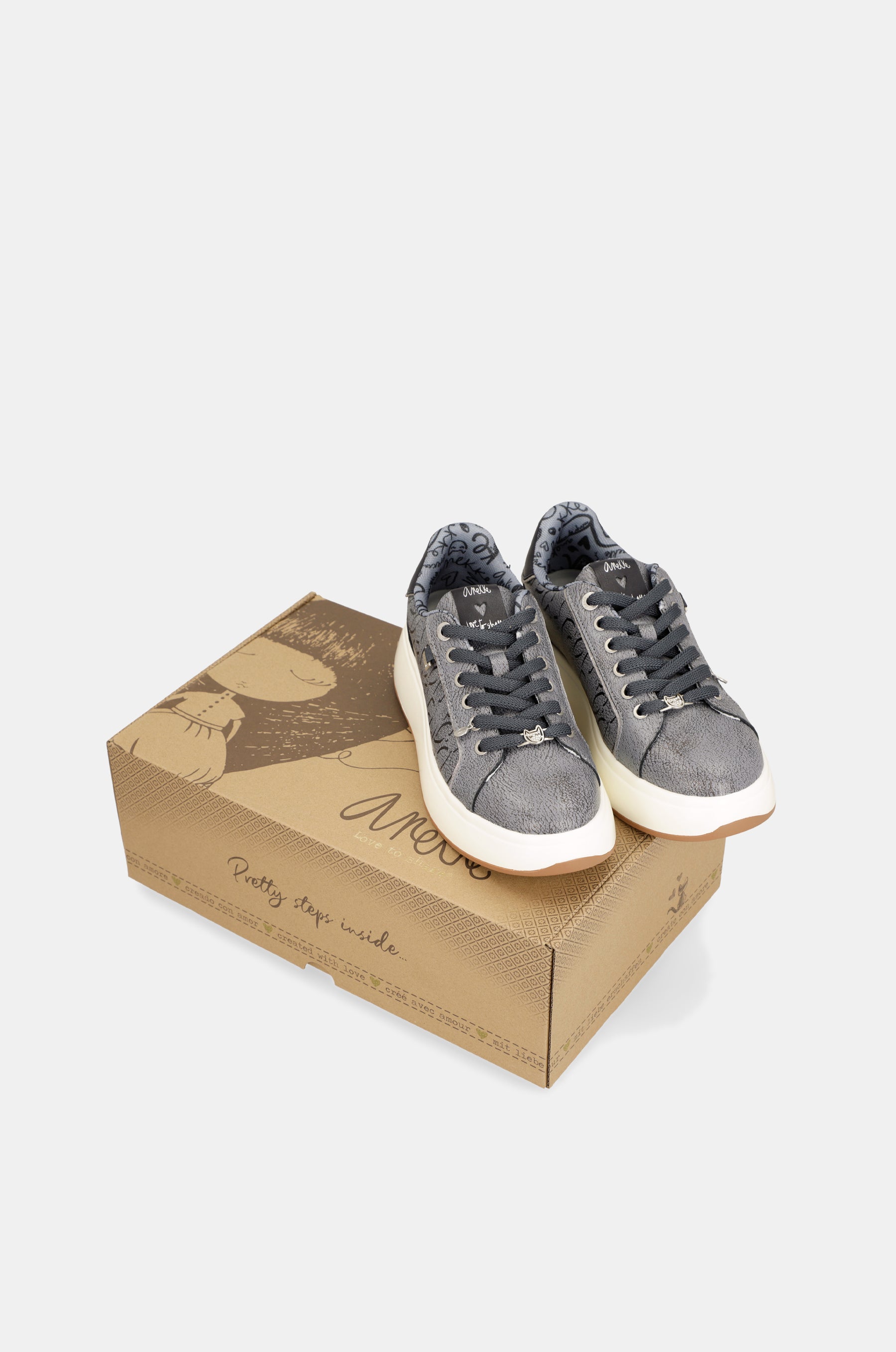 Casual blue sneakers