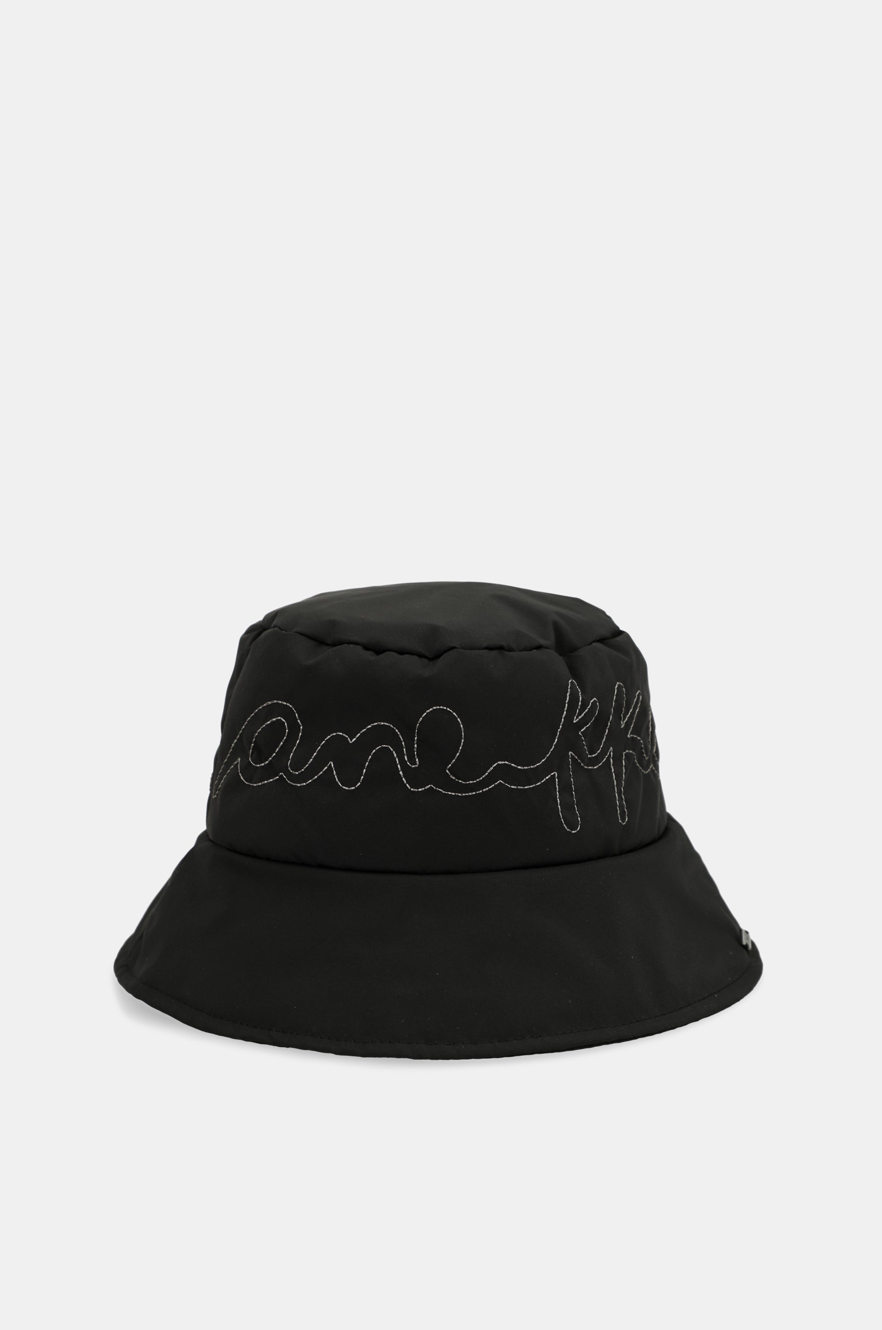 Black bucket hat
