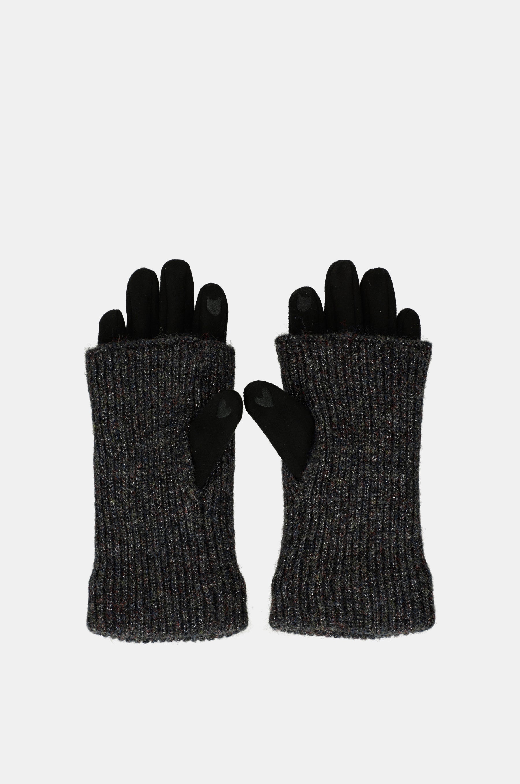 Black extendable gloves
