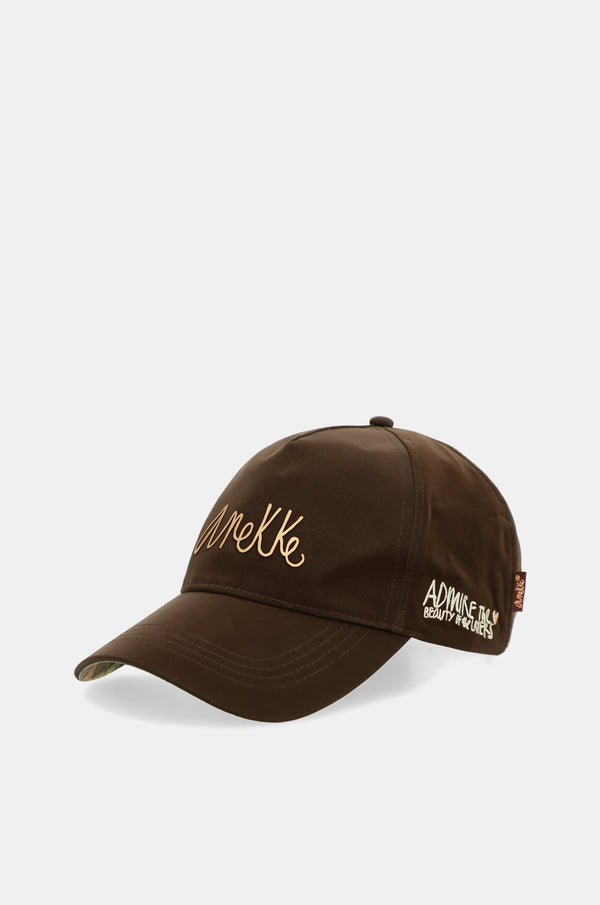 Brown cap