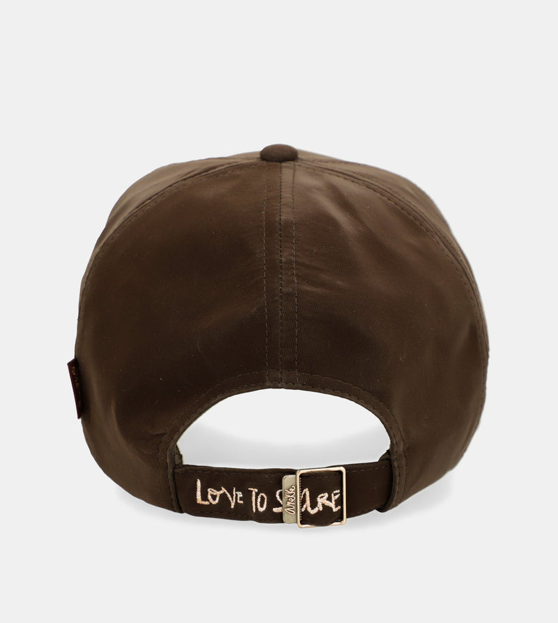 Brown cap