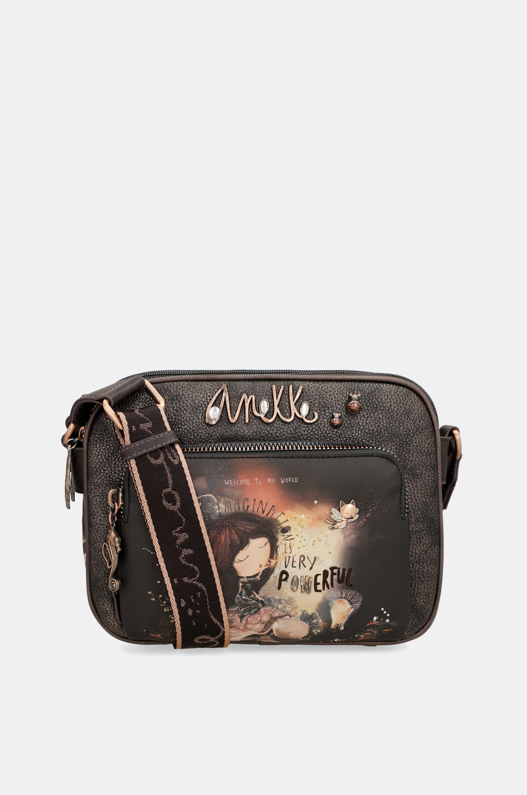 Dreamverse 3-compartment medium crossbody bag