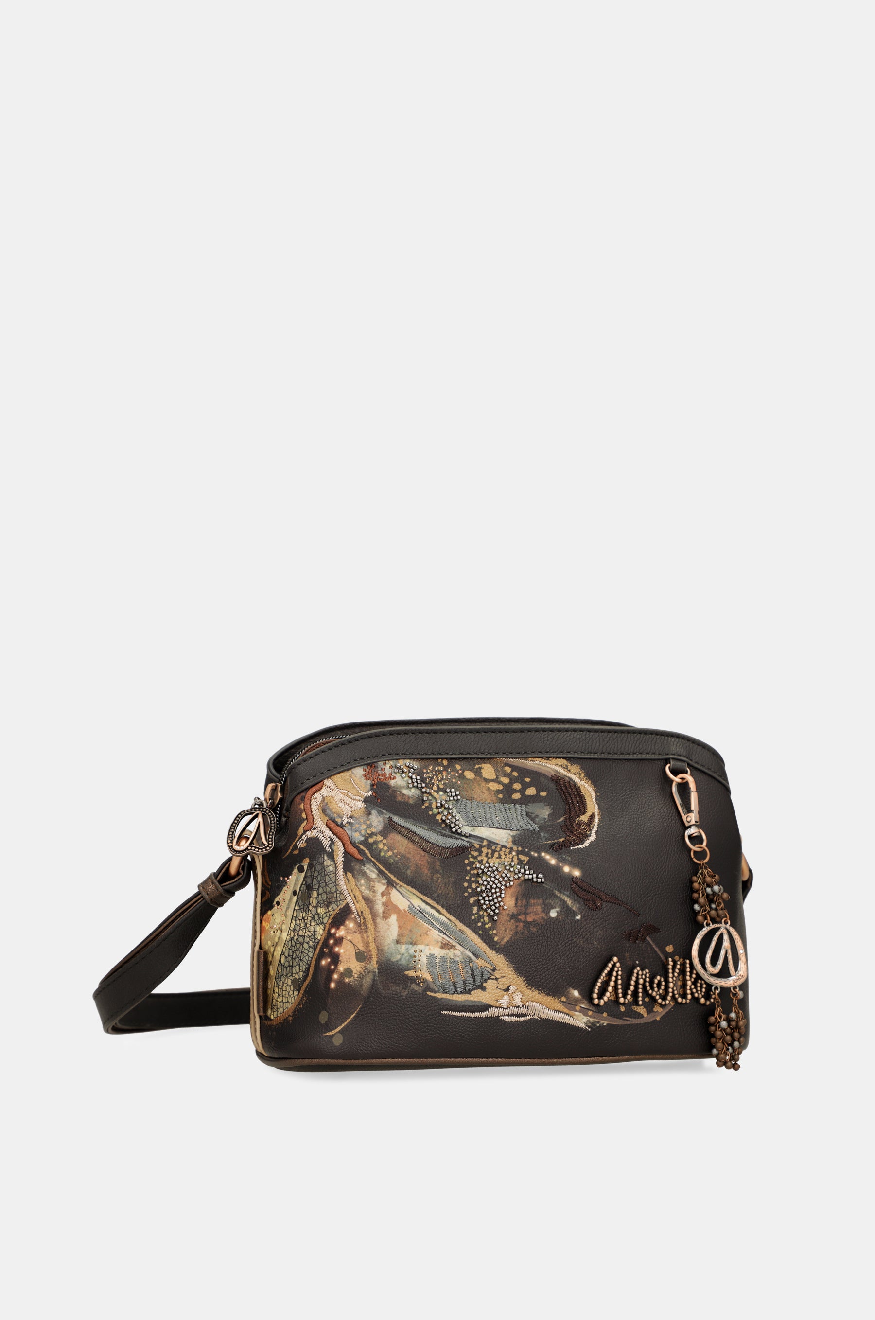 Wings 3-compartment crossbody bag