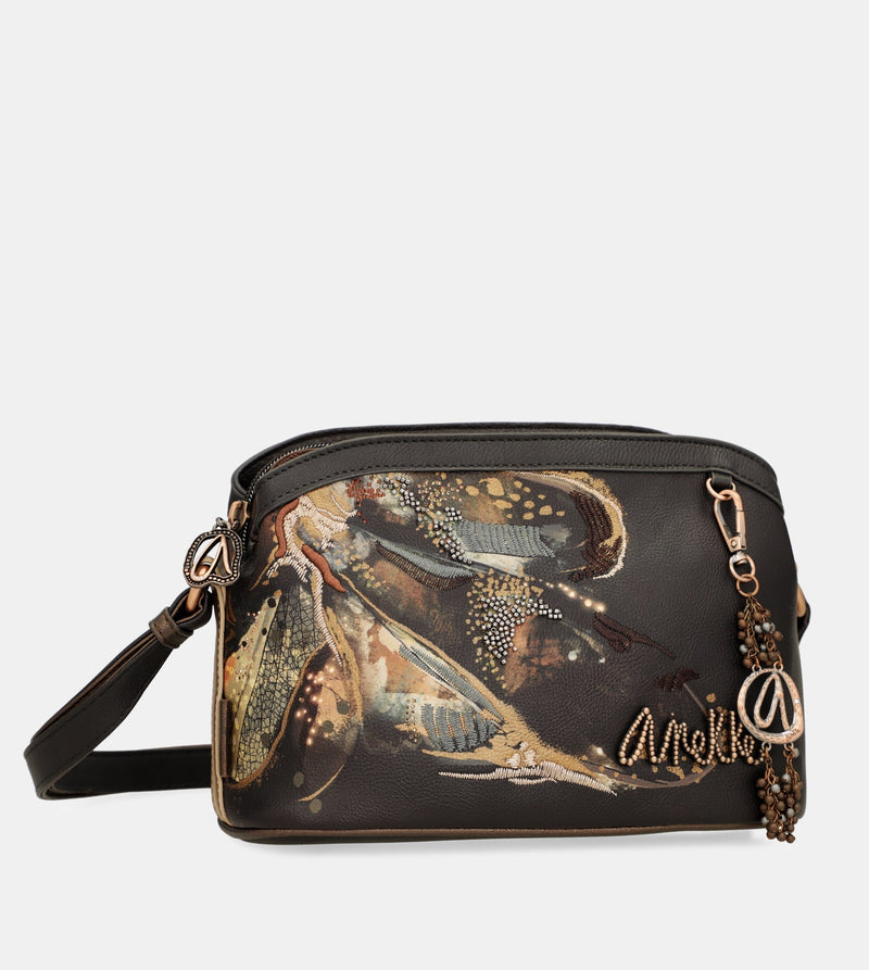 Wings 3-compartment crossbody bag