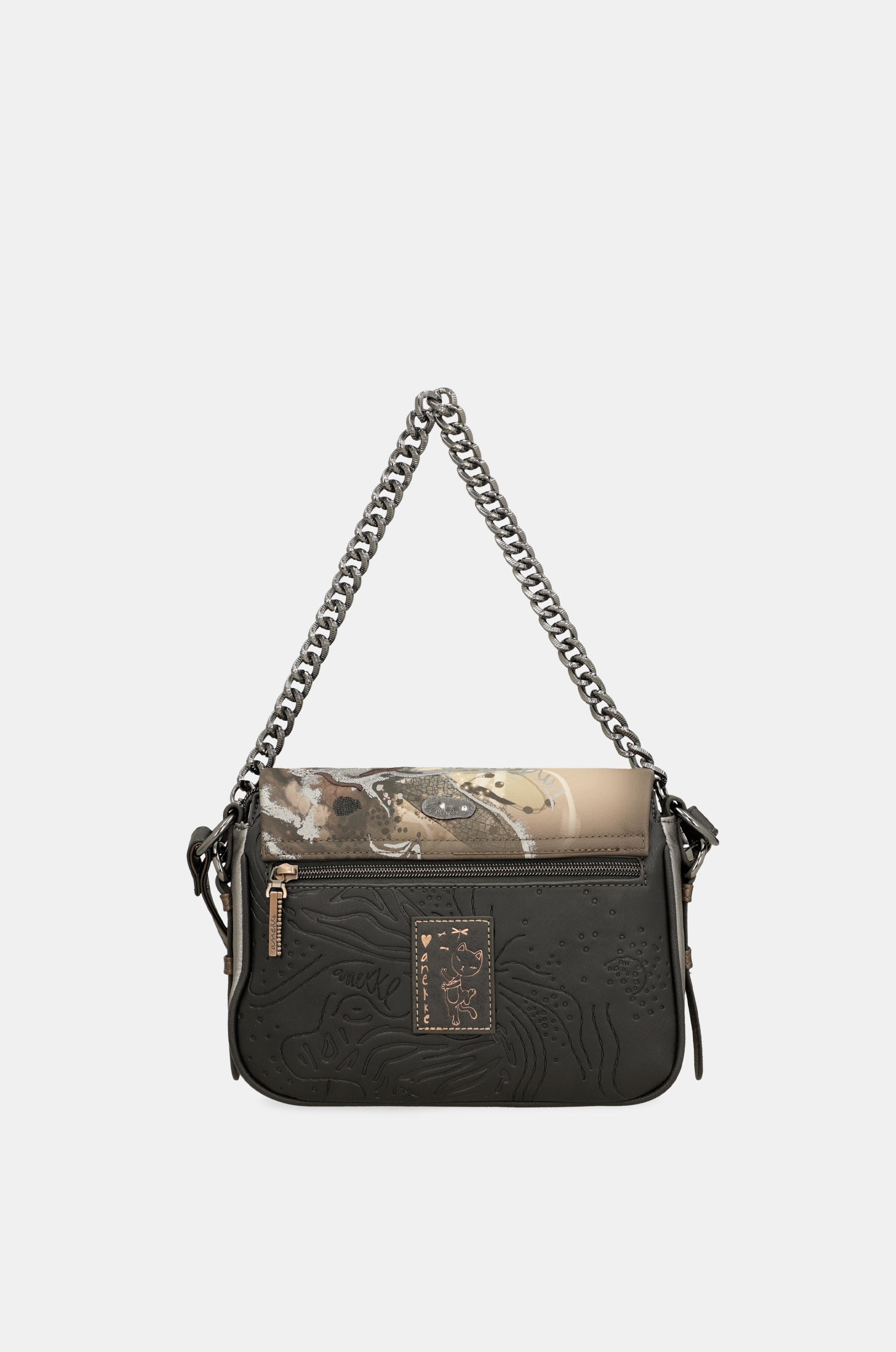 Wings crossbody bag with flap