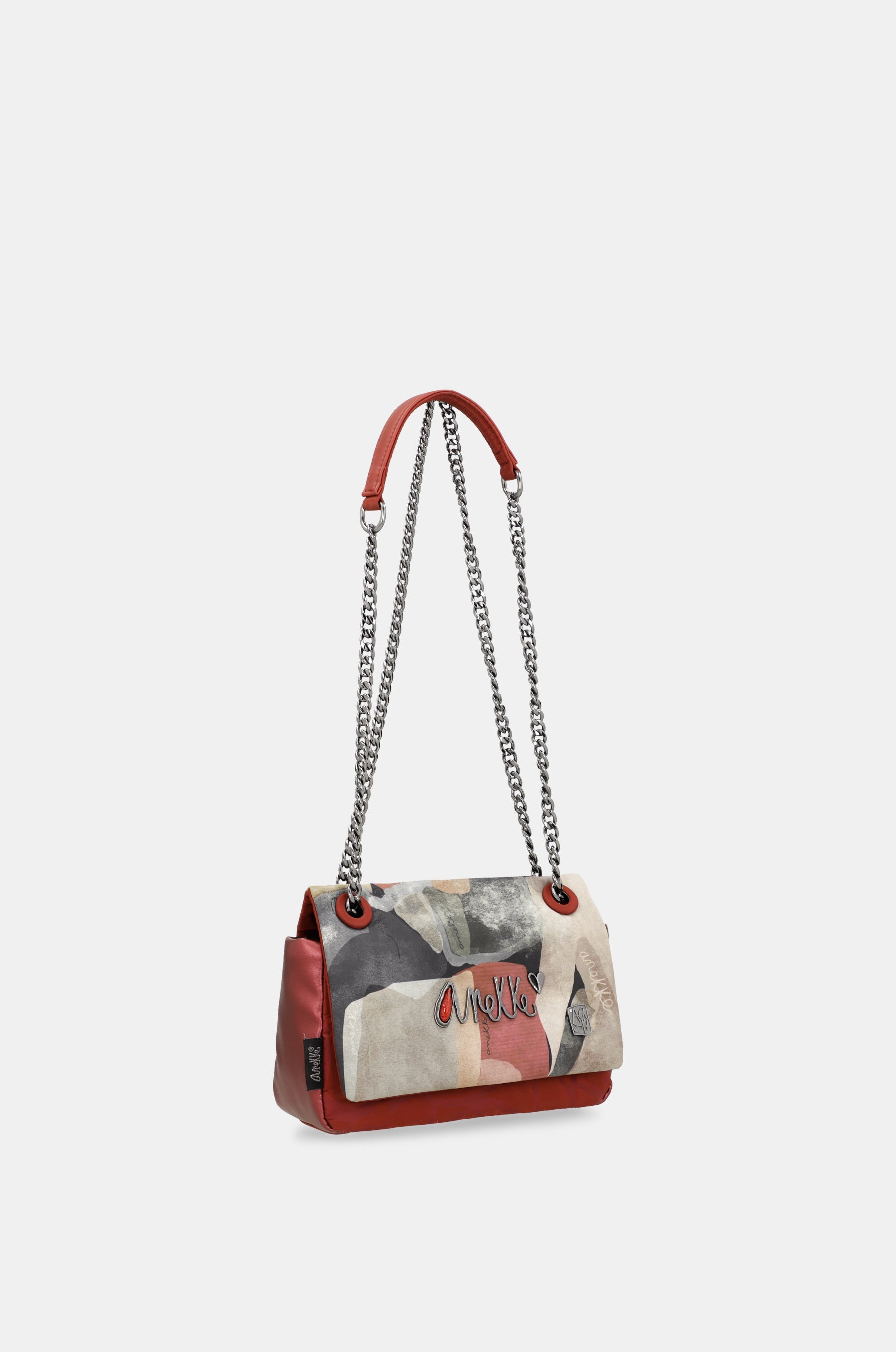 Imaginary crossbody bag with flap