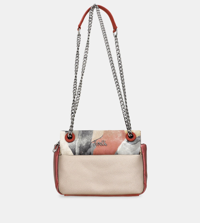 Imaginary crossbody bag with flap