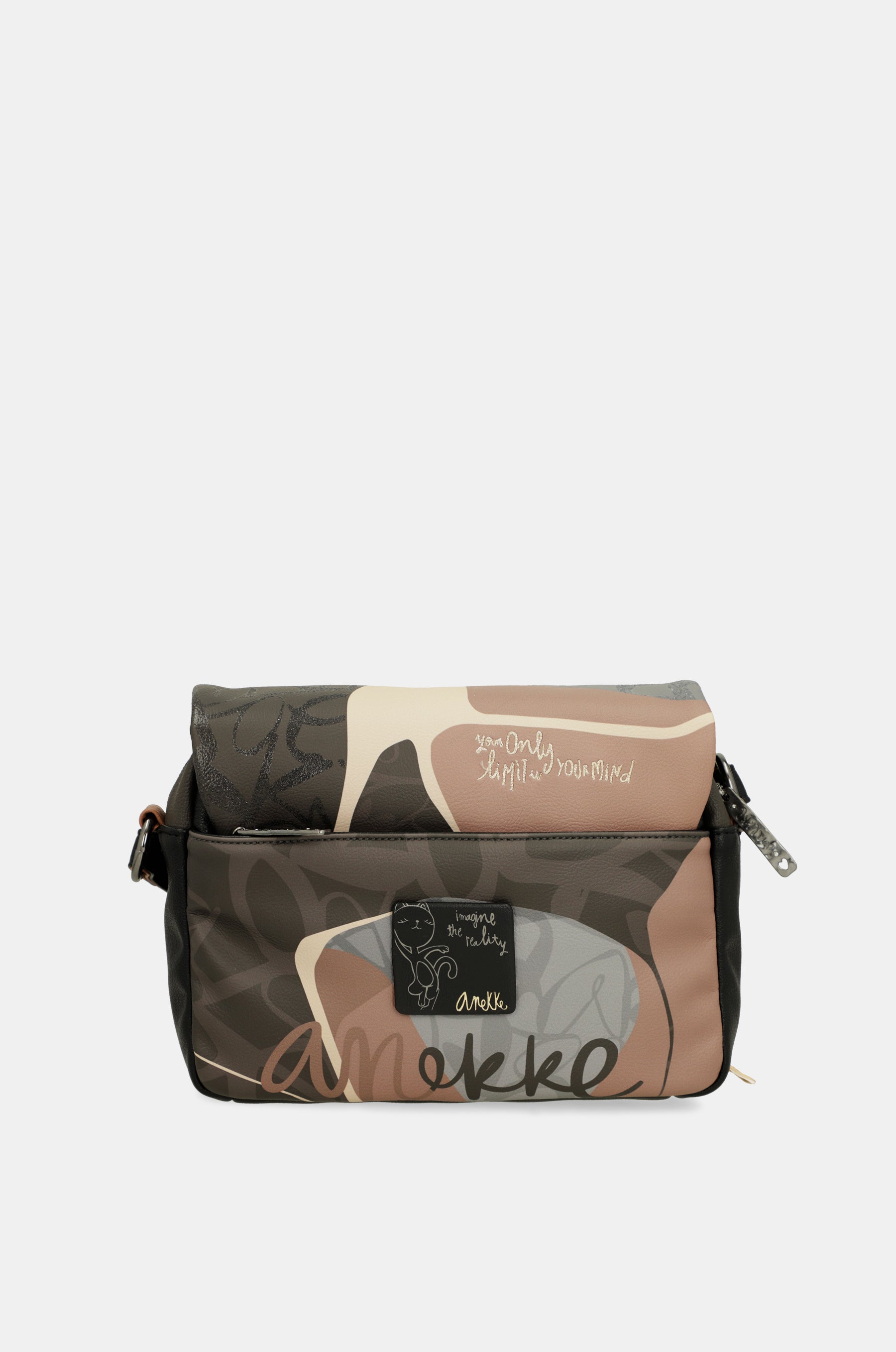 Anekke アネッケ レディースショルダーバッグ ベージュ 28867-18 Heartbeat crossbody bag with flap
