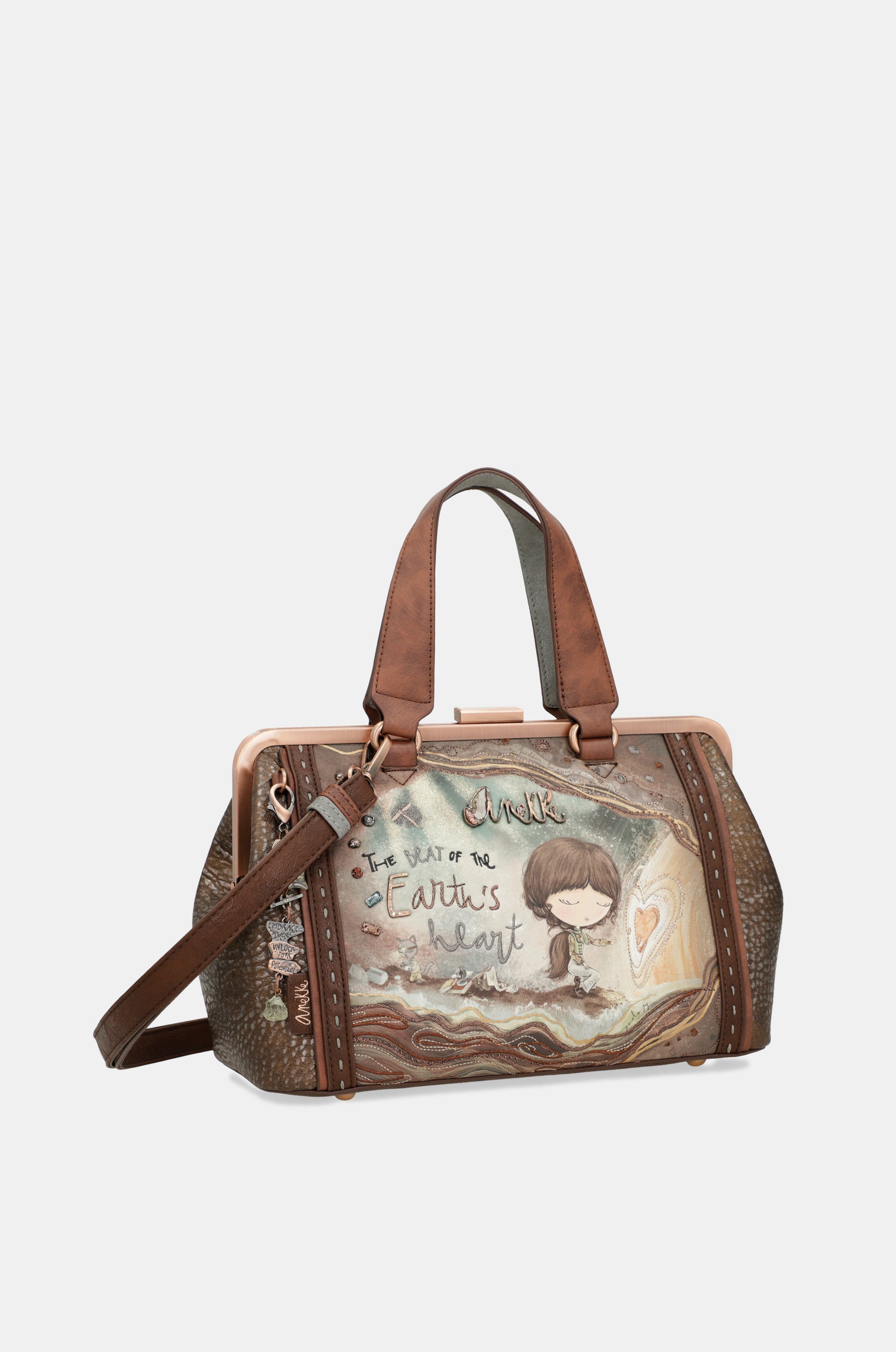 Core kiss clasp bag