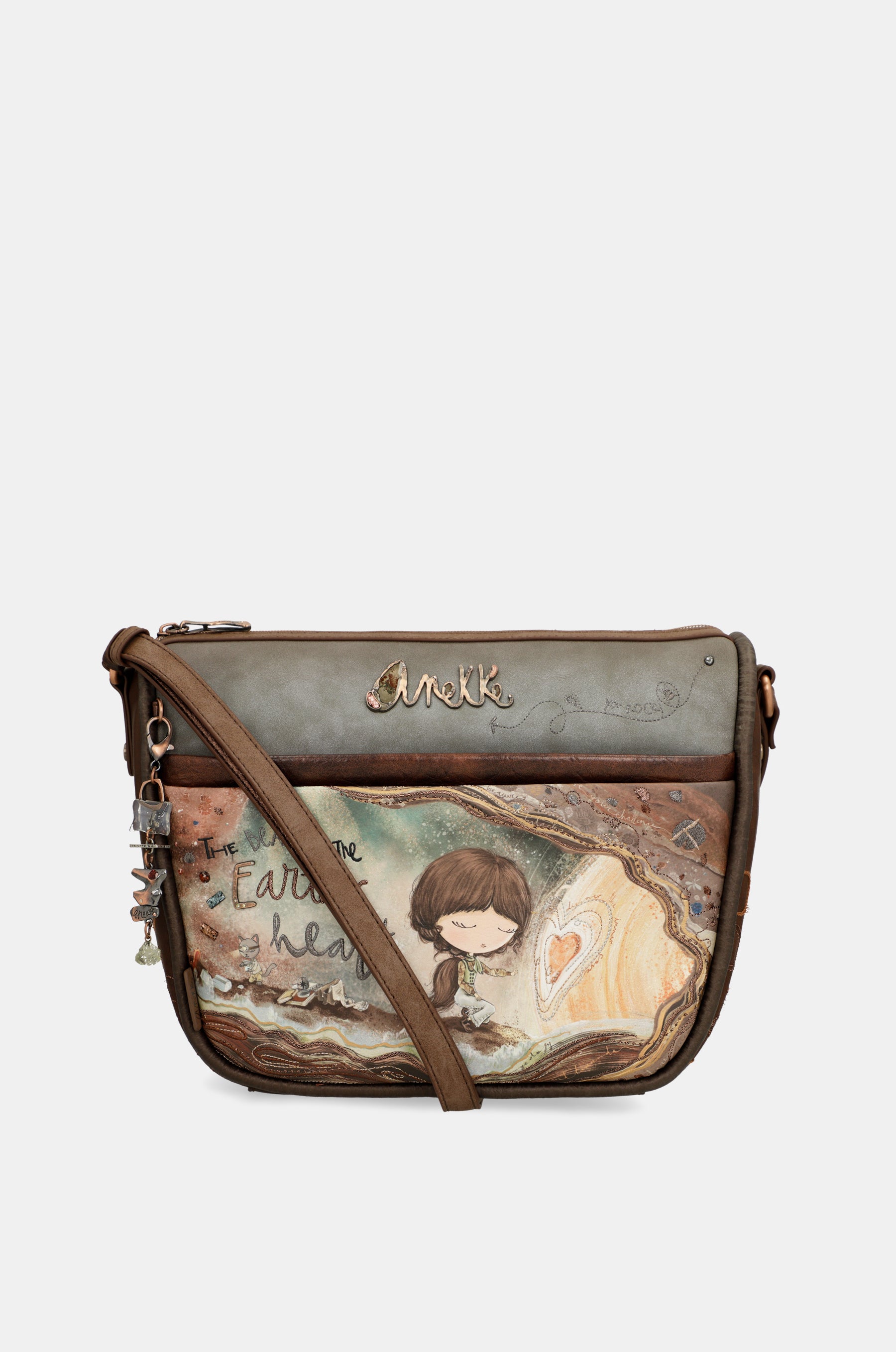 Core 3-compartment crossbody bag