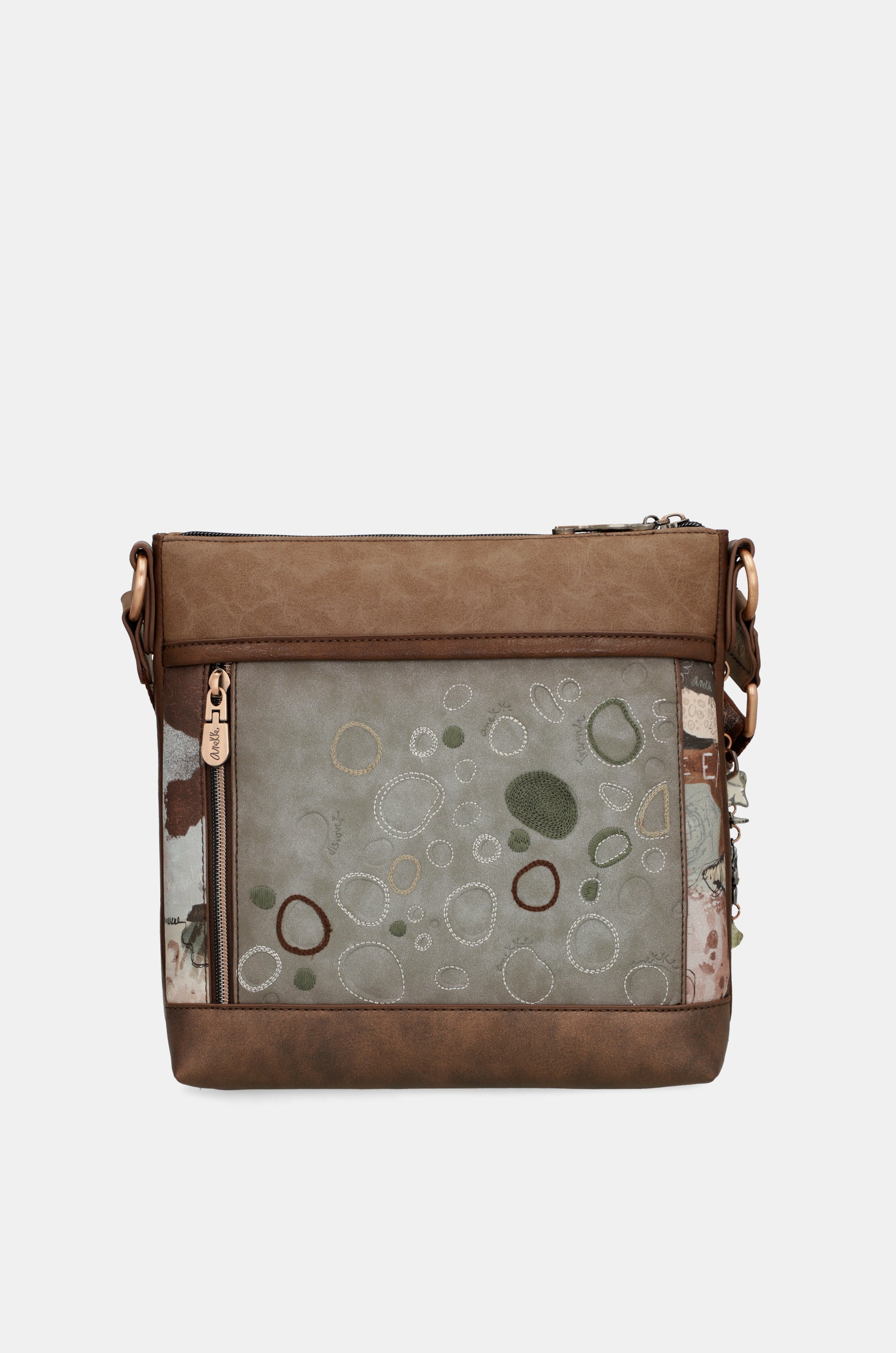 Core 3-compartment medium crossbody bag