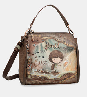 Sac Bandoulière Anekke Multicolore - Taille Moyenne (25x25x7 Cm), Réglable, Plusieurs Compartiments