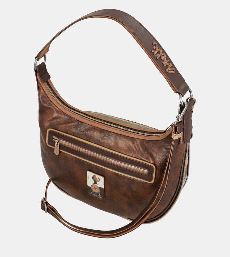 Anekke Sac à épaule vert marron pour femme - Core Outer Shoulder Bag Anekke Sac à épaule vert marron pour femme - Core Outer Shoulder Bag