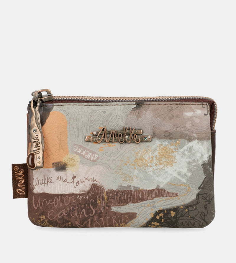 Outer 3-compartment coin purse