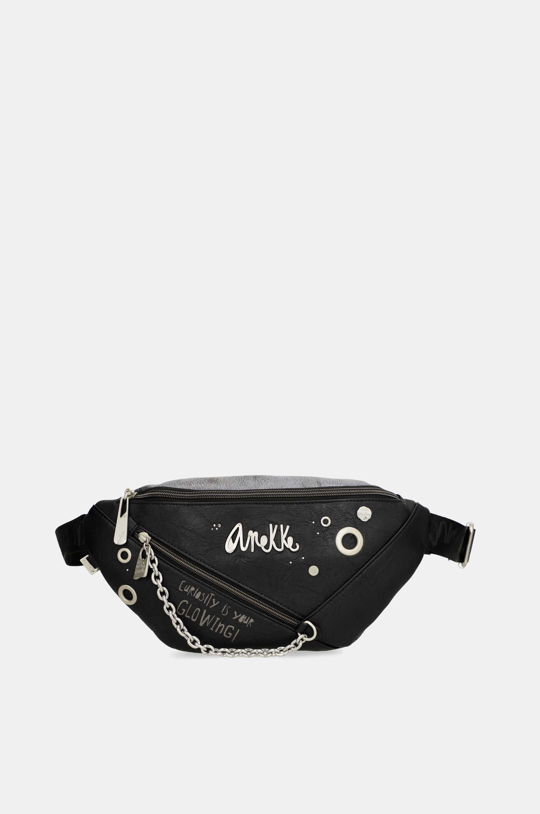 Crust black fanny pack