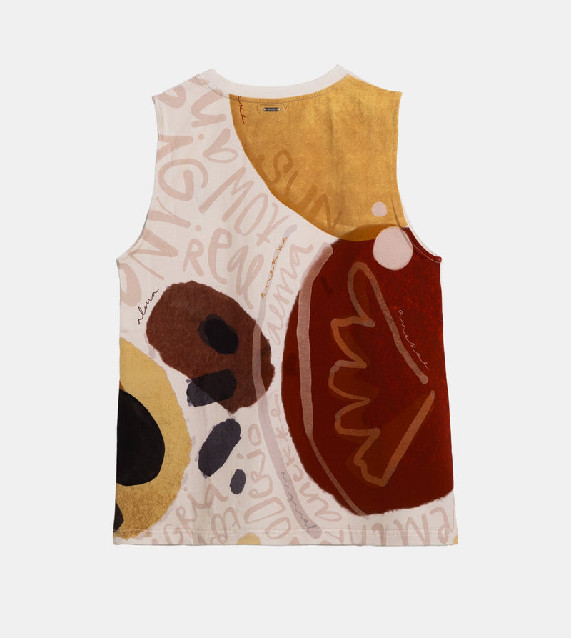 Sleeveless T-shirt Alma