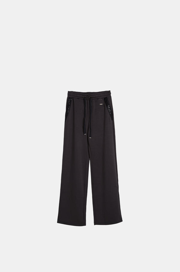 Grey fluid pants