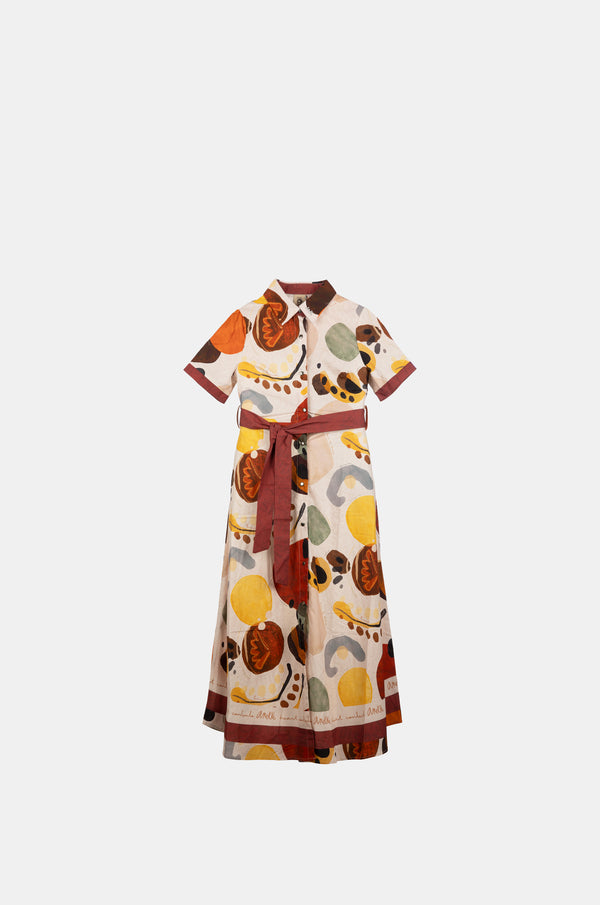 Long short-sleeve dress Alma
