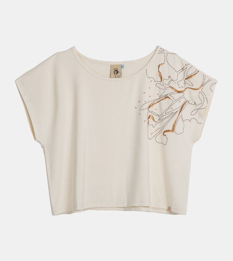 Beige T-shirt Anekke