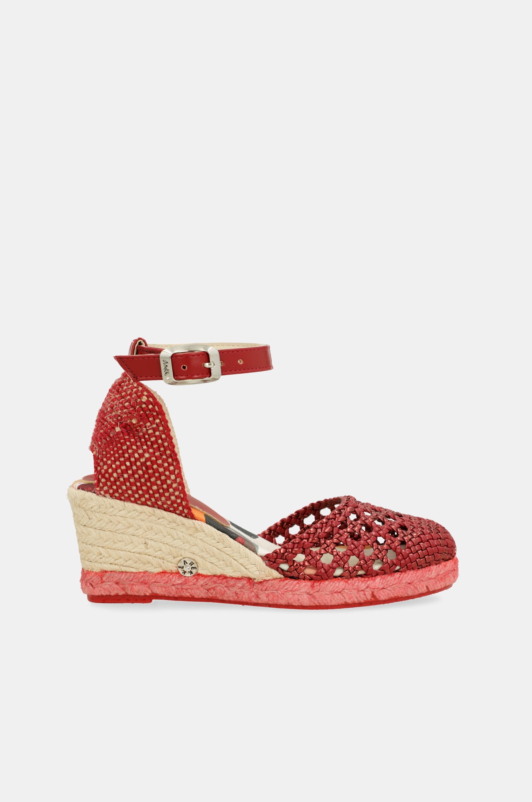 Red wedge sandals Alma