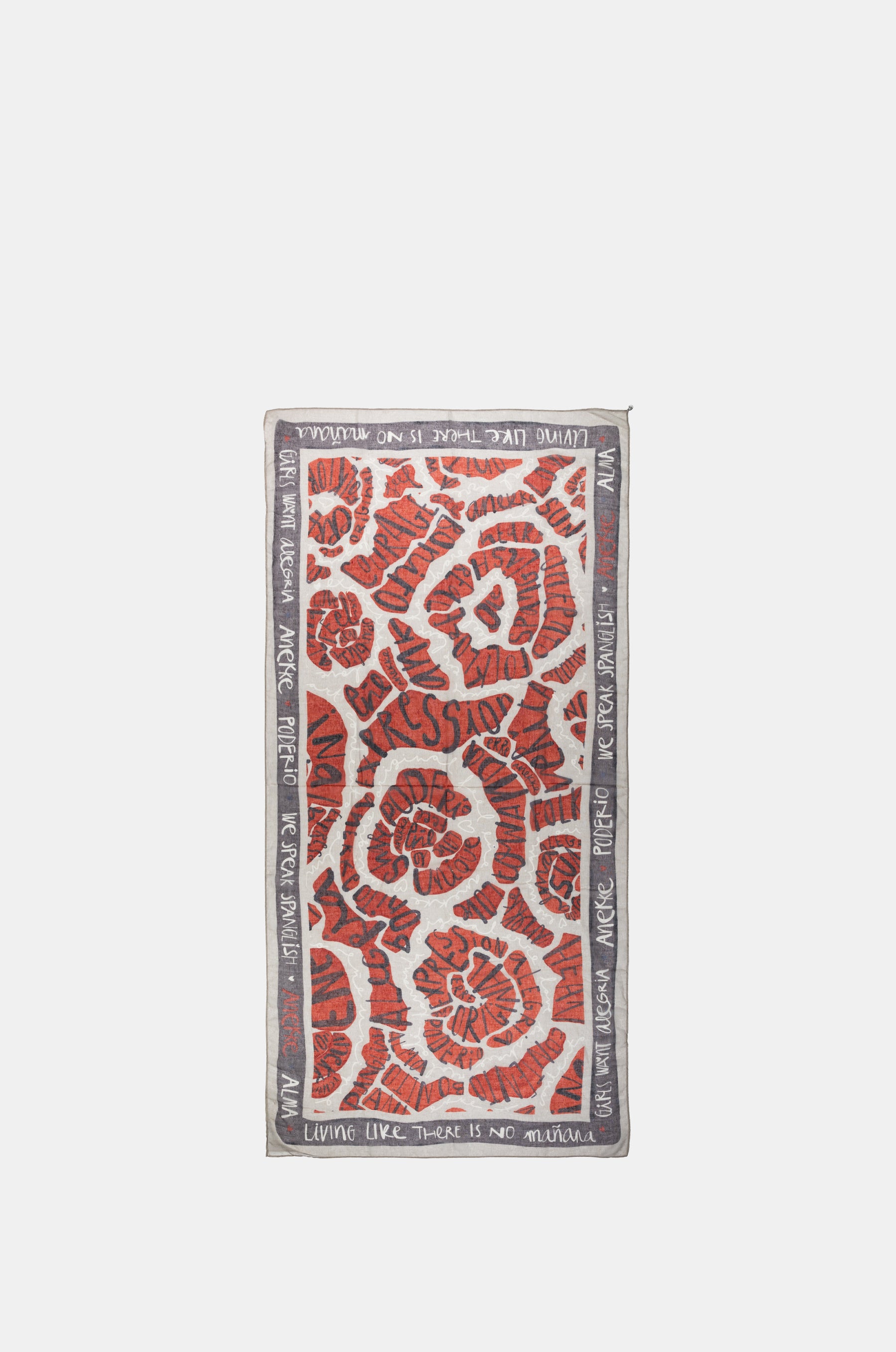 Alegría printed scarf