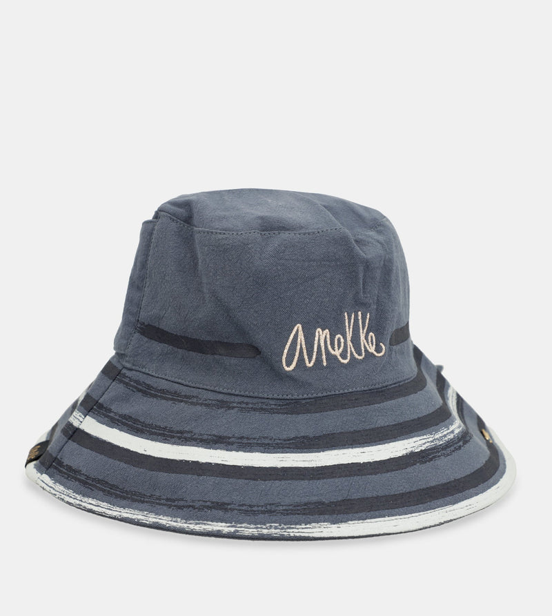 Blue bucket hat