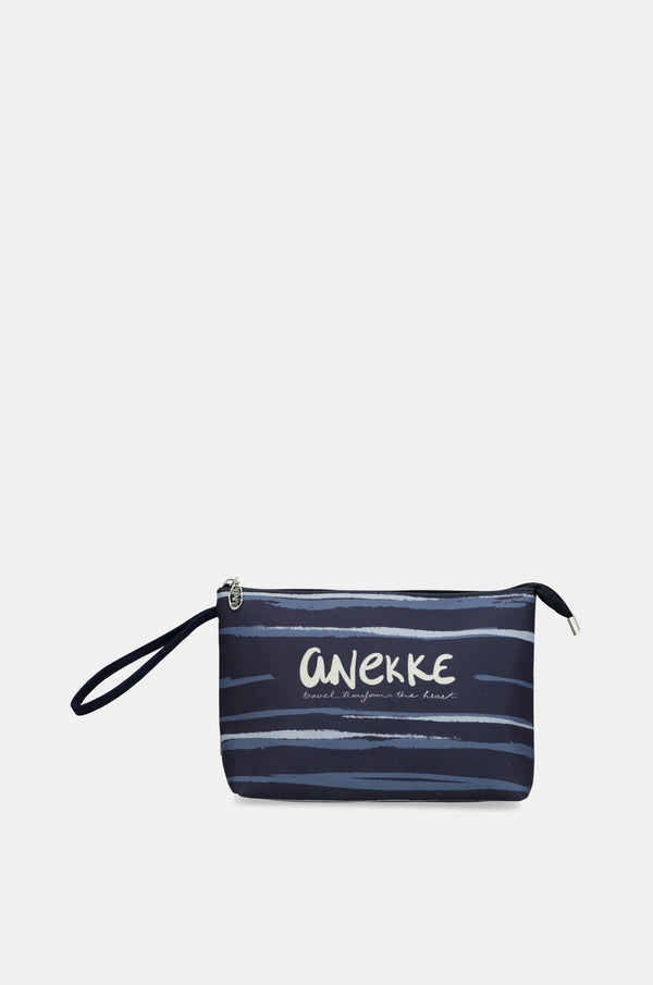 Large blue beach toiletry bag