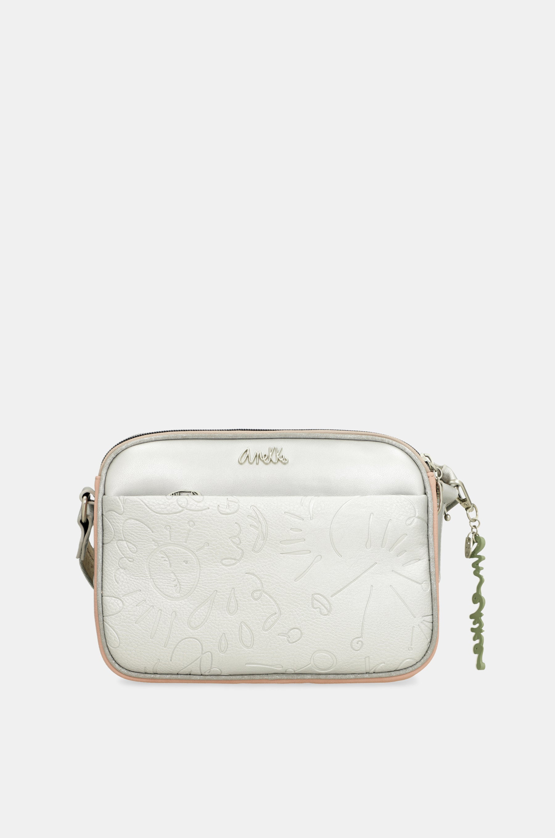 Oval flap crossbody bag Alma