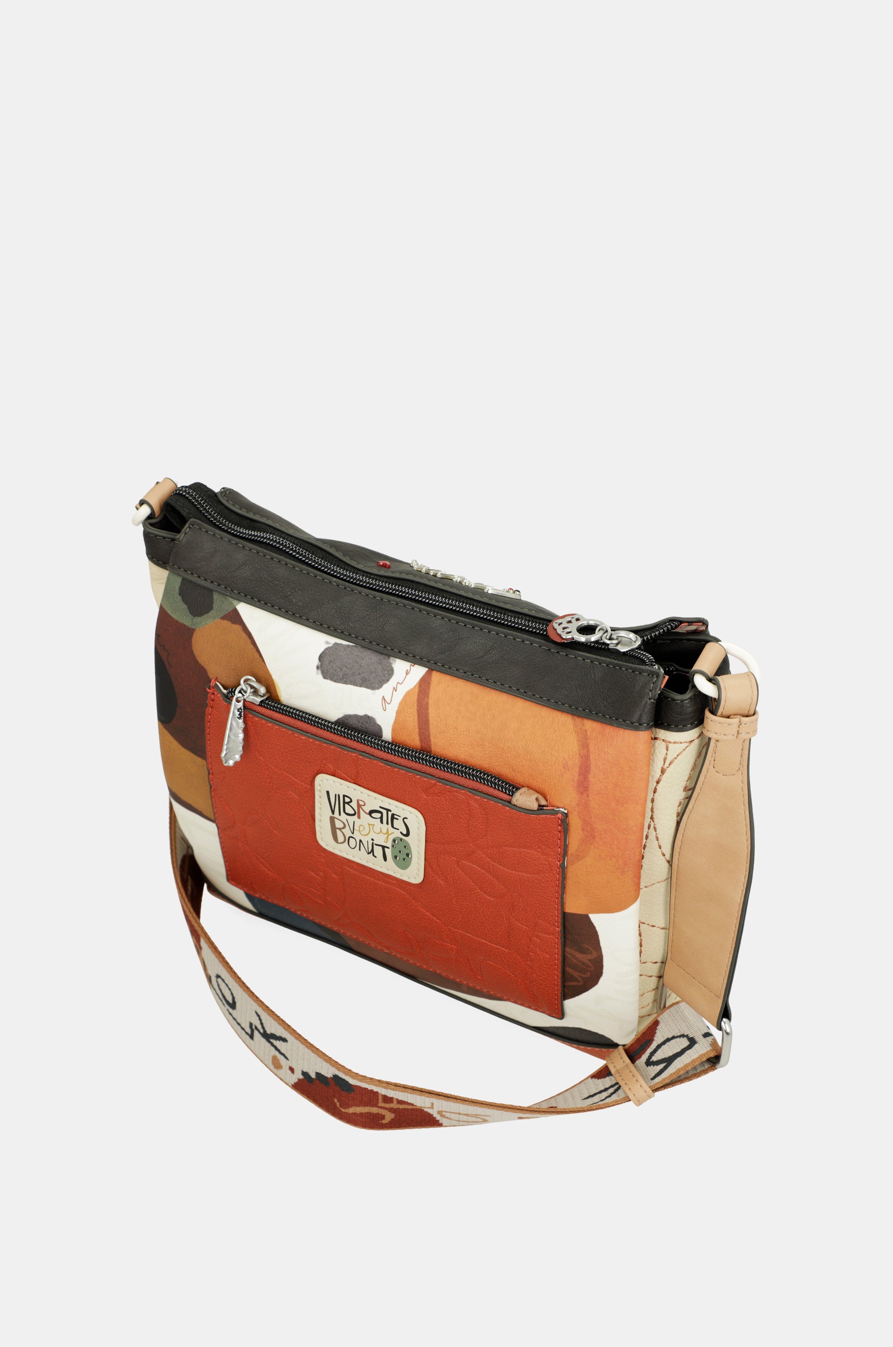 Crossbody bag with 3 compartments Alma