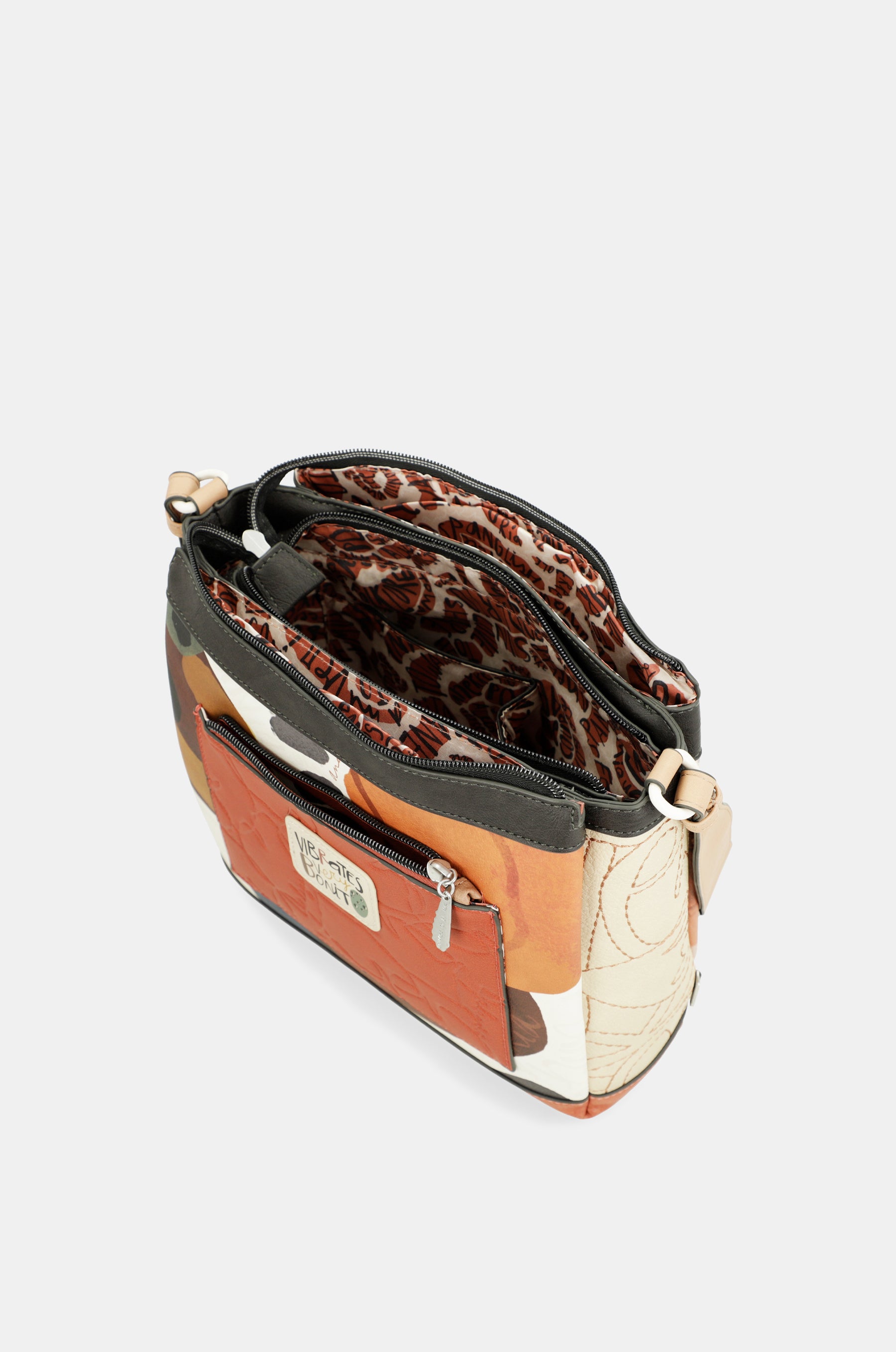 Crossbody bag with 3 compartments Alma