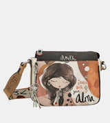 Medium crossbody bag with 3 compartments Alma