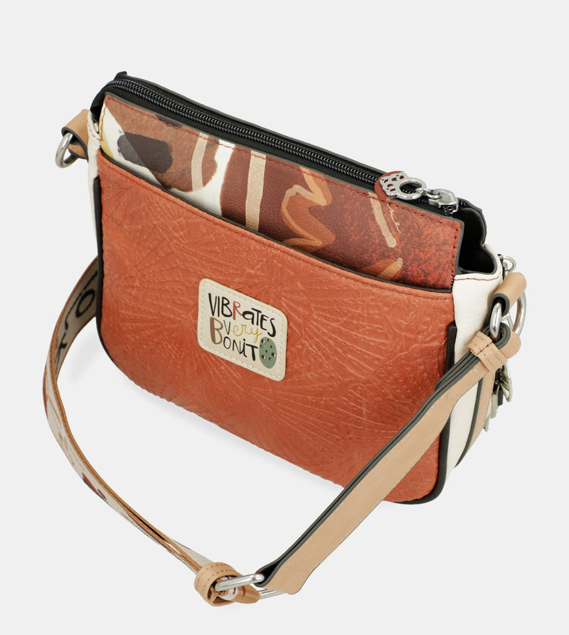 Medium crossbody bag with 3 compartments Alma