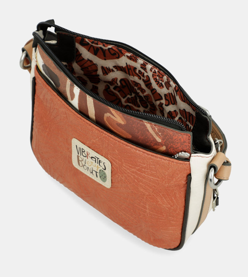 Medium crossbody bag with 3 compartments Alma