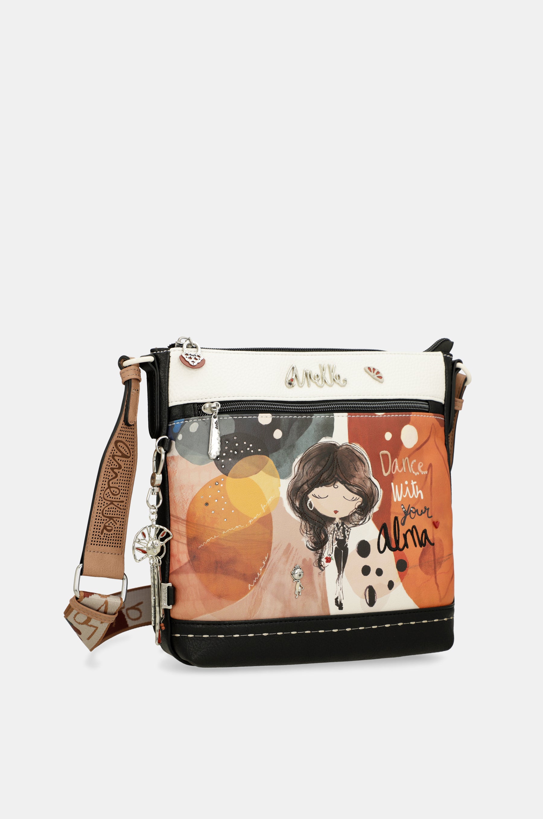 Crossbody bag with front pocket Alma