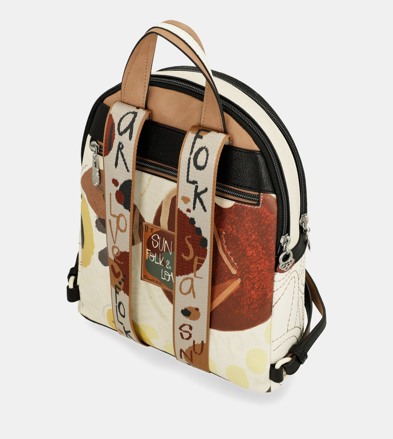 Double compartment backpack Alma