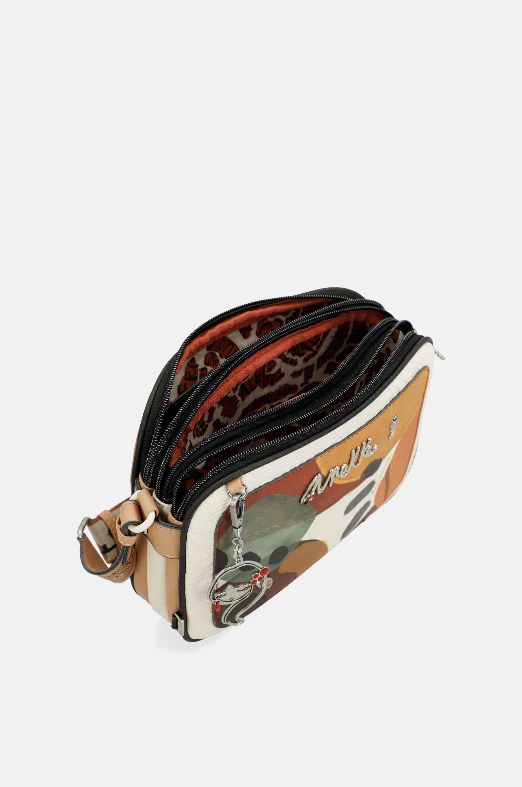 Crossbody bag with 3 compartments Alma