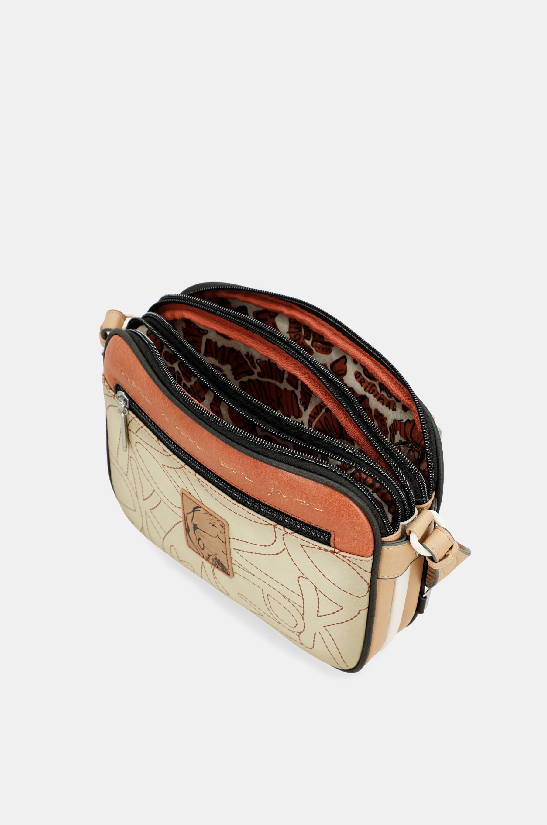 Crossbody bag with 3 compartments Alma