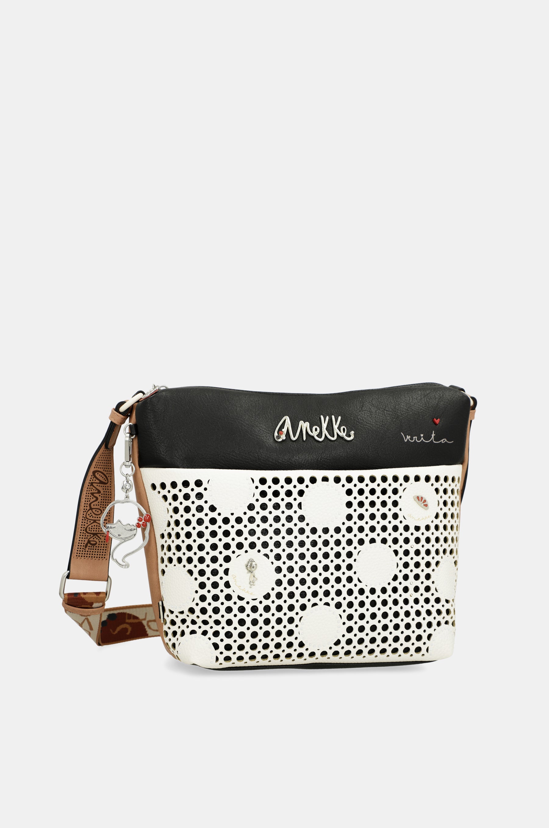 Large crossbody bag with front pocket Alma